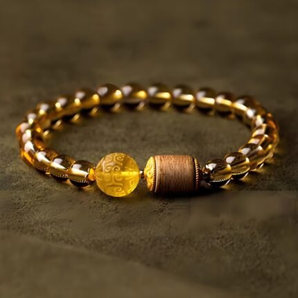 Natural citrine bracelet (for wealth)