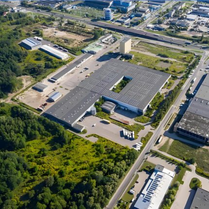 Geomantic layout of factory workshop
