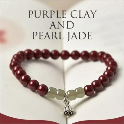 Purple gold sand and pearl jade